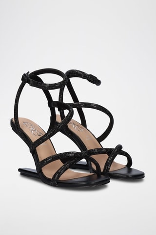 Sandales à talons - Noir