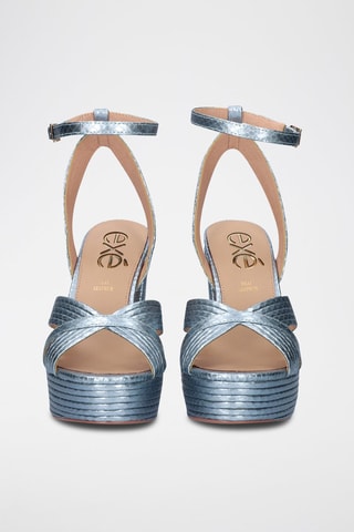 Sandales à talons - Bleu