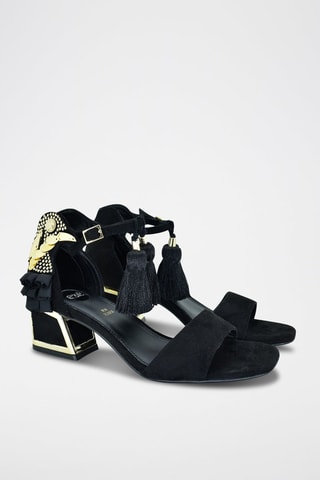Sandales à talons - Noir