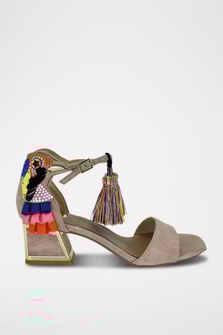 Sandales à talons - Camel