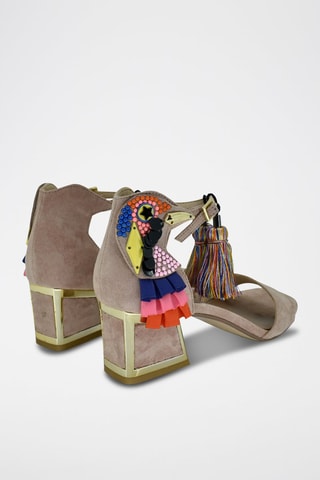 Sandales à talons - Camel