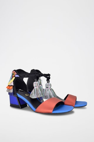 Sandales à talons - Bleu