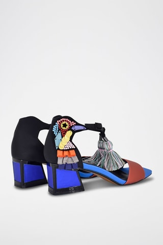 Sandales à talons - Bleu