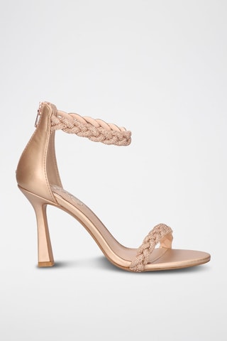 Sandales à talons - Doré rose