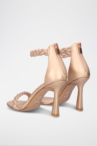 Sandales à talons - Doré rose