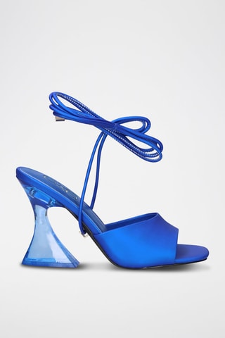 Sandales à talons - Bleu électrique