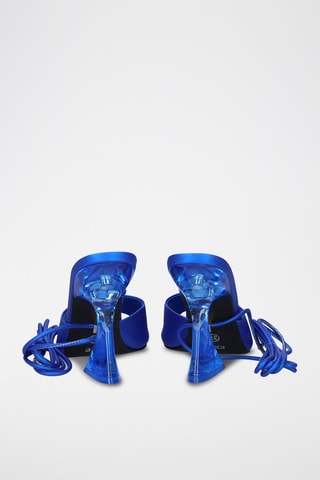 Sandales à talons - Bleu électrique
