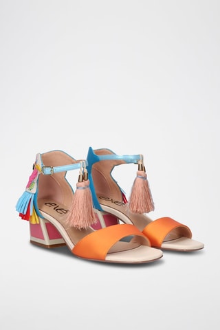 Sandales à talons - Orange