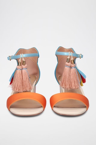 Sandales à talons - Orange