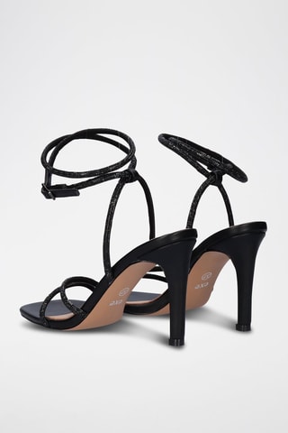 Sandales à talons - Noir