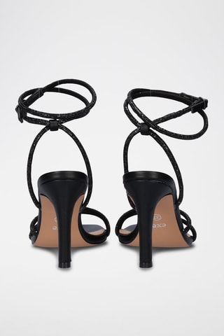 Sandales à talons - Noir