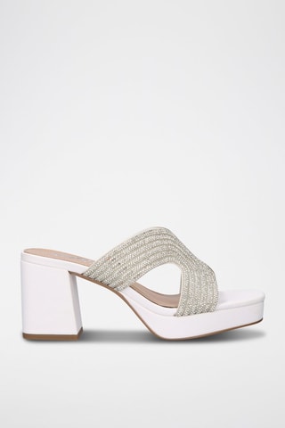 Sandales à talons - Blanc