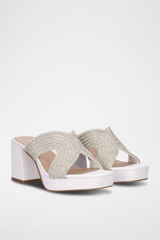 Sandales à talons - Blanc