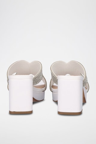 Sandales à talons - Blanc