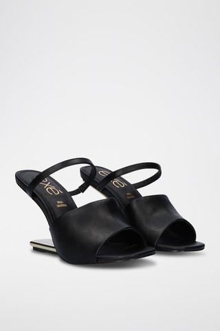 Sandales à talons - Noir