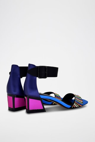 Sandales à talons - Bleu