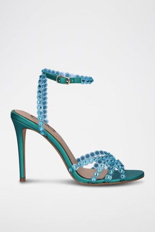 Sandales à talons - Bleu