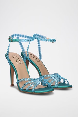 Sandales à talons - Bleu