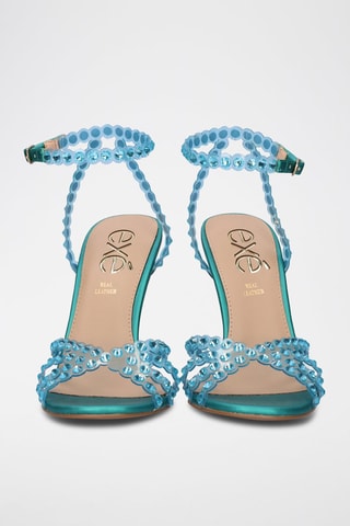Sandales à talons - Bleu