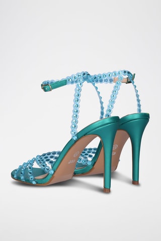 Sandales à talons - Bleu