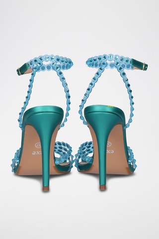 Sandales à talons - Bleu