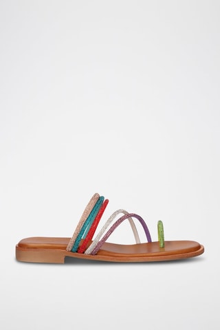 Sandales - Rose et blanc