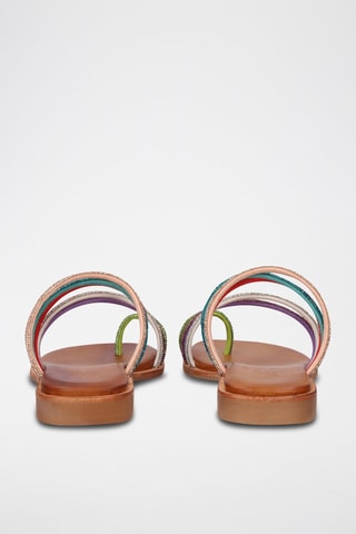 Sandales - Rose et blanc