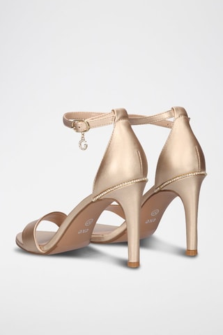 Sandales à talons - Doré