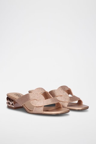 Mules à talons - Champagne