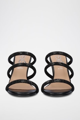 Mules à talons - Noir