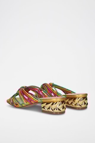 Mules à talons Katy - Doré