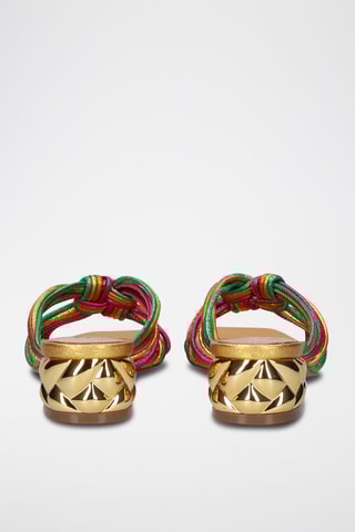 Mules à talons Katy - Doré