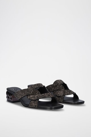 Mules à talons Katy - Noir