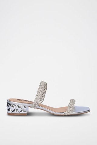 Mules à talons Katy - Argenté