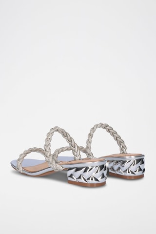 Mules à talons Katy - Argenté