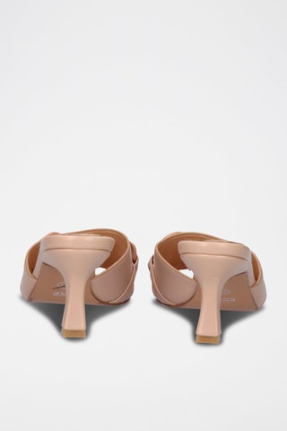 Mules à talons - Nude