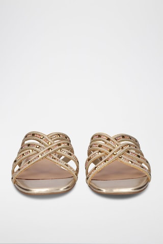 Mules à talons Mara - Doré
