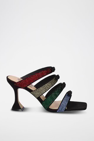 Mules à talons - Noir