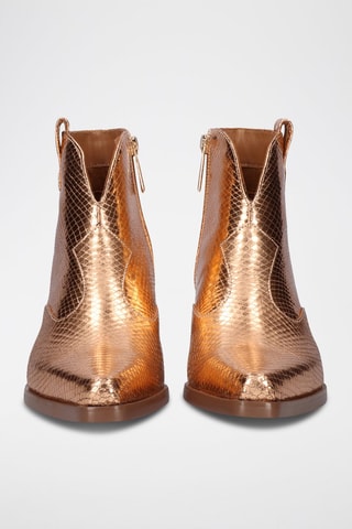 Bottines en cuir Sanse - Bronze