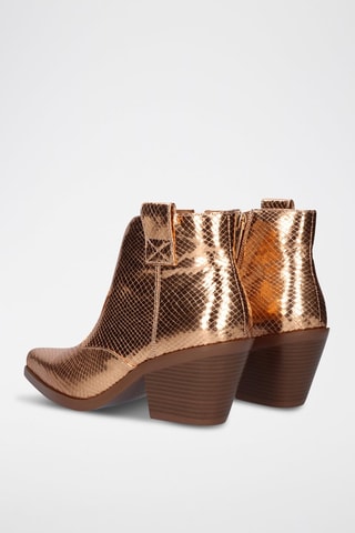 Bottines en cuir Sanse - Bronze