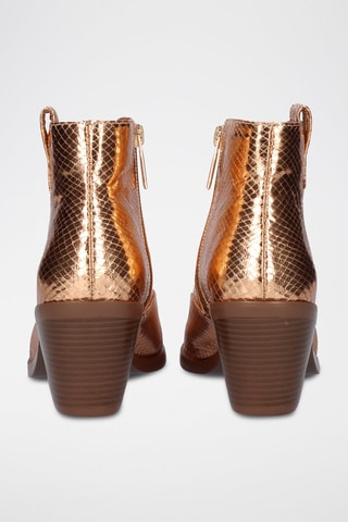 Bottines en cuir Sanse - Bronze