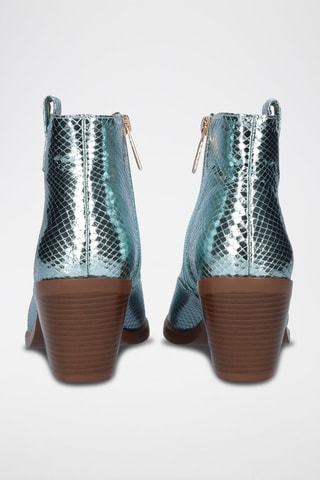 Bottines en cuir Sanse - Bleu