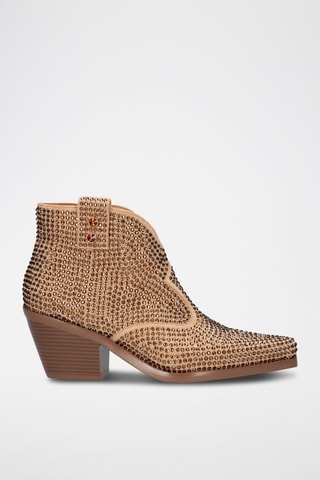 Bottines en cuir Sanse - Marron