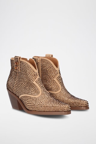 Bottines en cuir Sanse - Marron