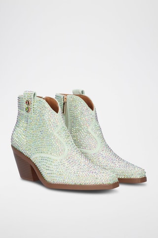 Bottines en cuir Sanse - Vert