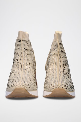 Baskets-chaussettes - Beige