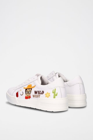 Baskets en cuir - Blanc