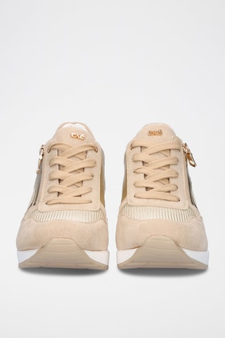 Baskets compensées - Beige