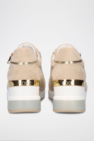 Baskets compensées - Beige