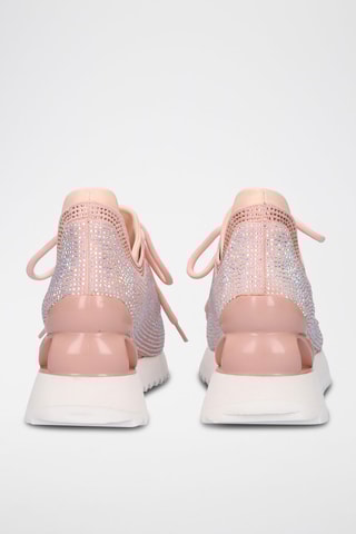 Baskets compensées - Rose